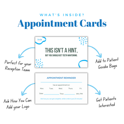 Appointment Cards (100 Pack)